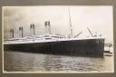A photograph of the Titanic, believed to have been taken the day before she left on her ill-fated voyage (Henry Aldridge and Son/PA)