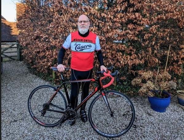 Rob Coldicott who is organising a charity bike ride from London to Bala in memory of his brother in law South Snowdonia Search and Rescue Team deputy leader Paul Hickson