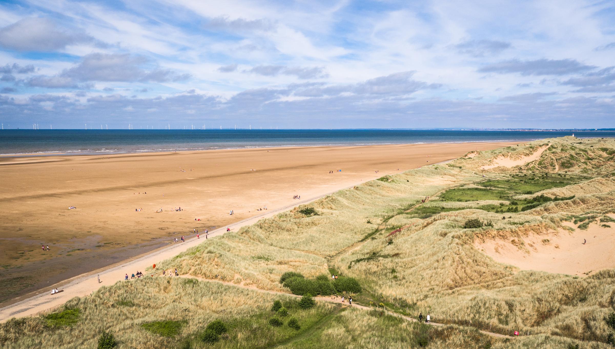 Talacre Beach. Image: Wales Coastal Path