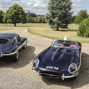 The two Jaguars set to go under the hammer. Image: SWNS