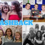 Looking back at school days from Denbigh High School.