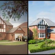 Then and now! Redrow built its first homes in North Wales in the early 1980s