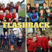 Photos from across the years at Ysgol Borthyn.
