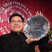 Tenor Zihua Zhang, from China, winner of the 2023 Pendine International Voice of the Future competition at Llangollen Eisteddfod.