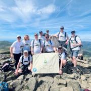 Ysgol Pentrecelyn headteacher Andrew Evans was joined by parents from the school to complete the Welsh Three Peaks Challenge.