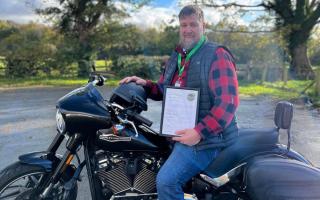 Chris, 47, has now made it his quest to help fight the stigma of mental health problems and plans to ride around North Wales, handing out mental health leaflets at popular bike haunts whilst encouraging people to talk.