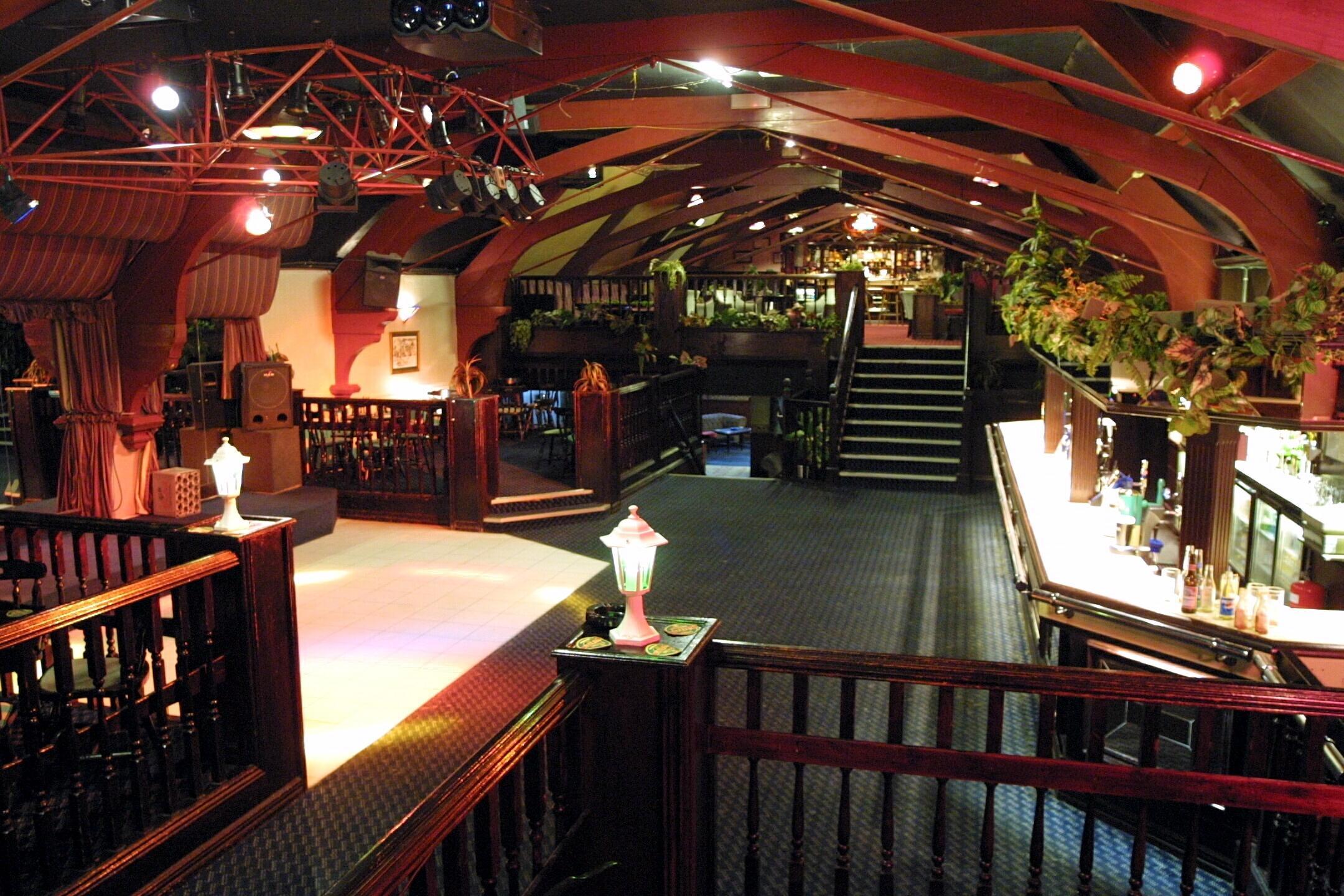 Inside Scotts nightclub, Wrexham.