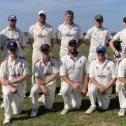 Ruthin Cricket Club's first team lining-up in 2022