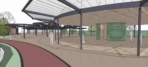 Plans have been approved for a new circular bar and rooftop terrace overlooking the parade ring at Chester Racecourse.