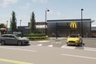 A computer generated image of the controversial new McDonald\'s restaurant which has been approved by Denbighshire council\'s planning committee

Pic: McDonald\'s