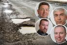 Denbighshire Council makes pledge to sink £1.5m extra into potholes.