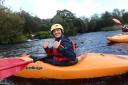 Gary Richards kayaking