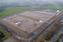 Drone footage of the site being prepared by Jones Bros