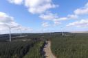 The Brechfa Forest windfarm. Picture: RWE