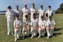 Ruthin Cricket Club's first team lining-up in 2022
