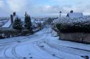 Snow in Denbighshire.