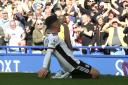 Fulham's Harry Wilson celebrates scoring their side's second goal of the game during the Premier League match at Goodison Park, Liverpool. Picture date: Saturday April 15, 2023..