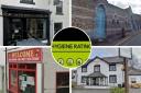 Four businesses were rated for their food hygiene.