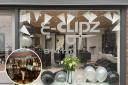 E-clipz Hairdressing. Inset: The E-clipz team celebrate their anniversary.