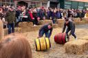 Roll the Barrel in Denbigh on Boxing Day.