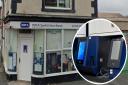 RSPCA Clwyd and Colwyn Branch, Rhyl. Inset: The clinic's new blood machine
