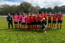 CUP WINNERS: Broughton United U16s and Aston Park Rangers U15s