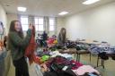 Pre-loved clothing sale at RENEW event in Buckley