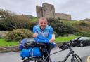 PEDAL POWER: Gary Perriton is completing a 650-mile cycling challenge to raise awareness of homeless veterans.