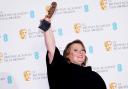 Joanna Scanlan in the press room after winning the Leading Actress award for After Love at the 75th British Academy Film Awards held at the Royal Albert Hall in London. Picture date: Sunday March 13, 2022.