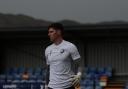 Bala goalkeeper Alex Ramsay during the warm-up. Picture: Bala Town FC