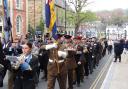 Sunday Remembrance Parade Llangollen