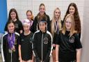 Members of the Denbigh Dragons who had a successful time at the Swim Conwy Invitational Meet held in Llandudno.