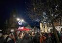 Ruthin Christmas Lights-switch on