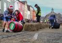 Roll the Barrel in Denbigh on Boxing Day. Photo: Phil O`Loughlin