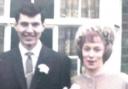 Anne and George on their wedding day