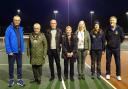 Dark Skies project staff have been working closely with Llanfwrog Community Association to replace floodlights on the tennis courts and the lights on the golf driving range.
