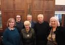 Pat Sumner (RAN group member), Haydn Peers (Snowdon Digital), Cllr Anne Roberts (Mayor of Ruthin), Mike van der Eijk (RAN Treasurer), Tim Baker (RAN Chair) and Diana Sanders (RAN Secretary).