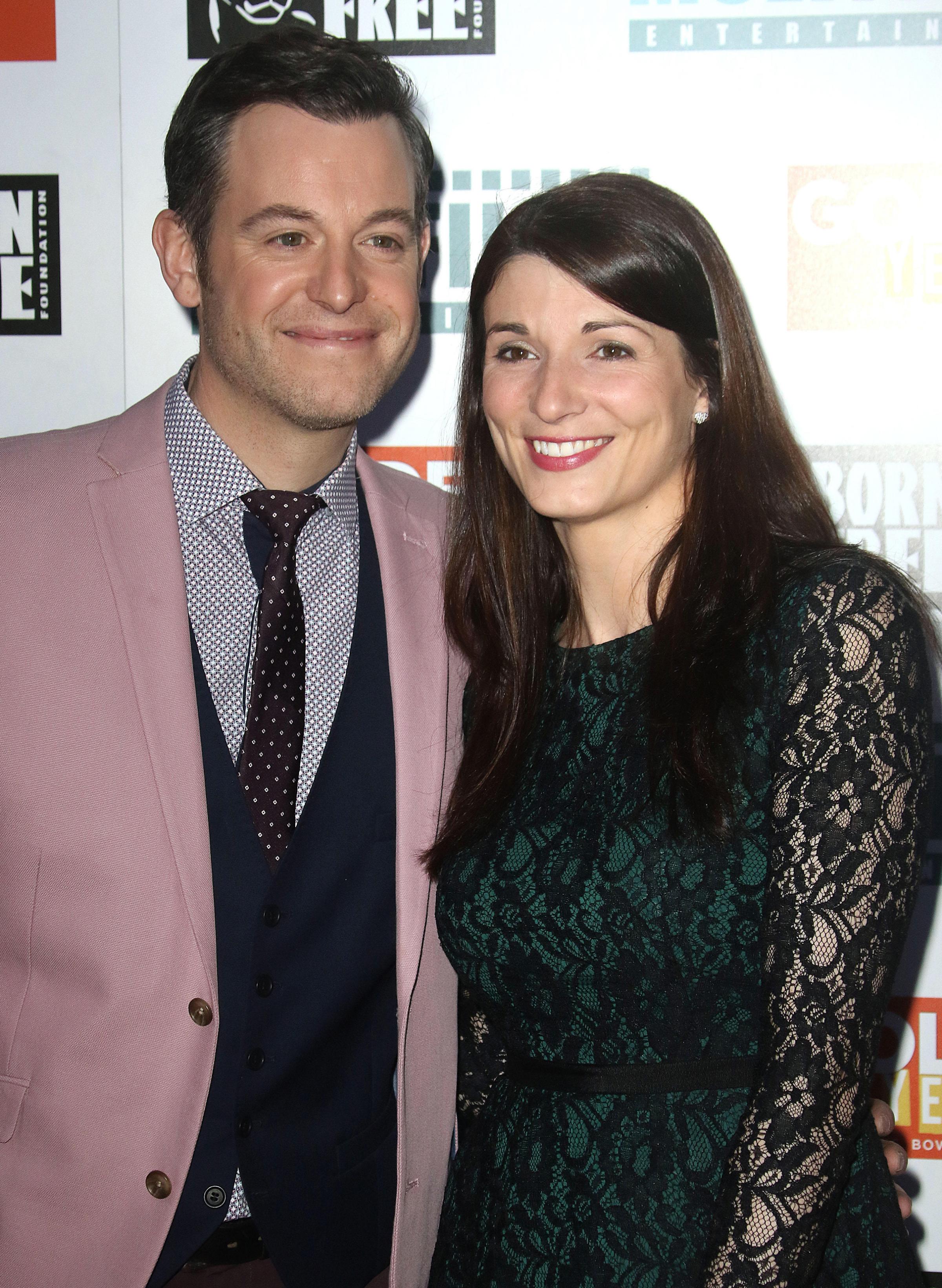 Picture of Matt Baker and his wife, Nicola. Picture credit: Paul Stuart/PA.