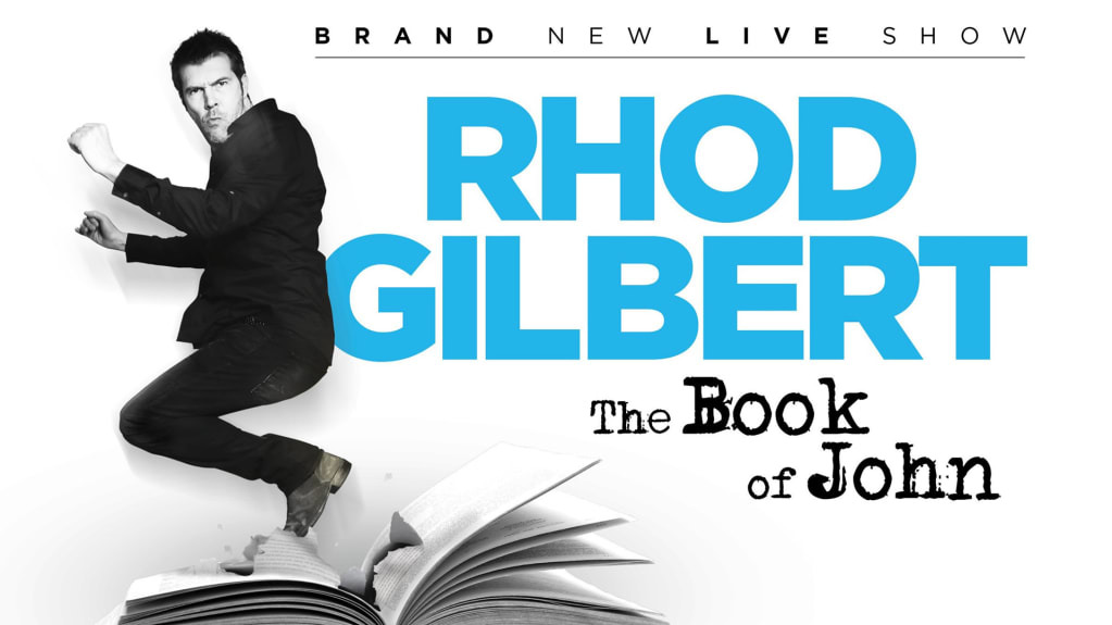 Rhod Gilberts latest tour The Book of John.