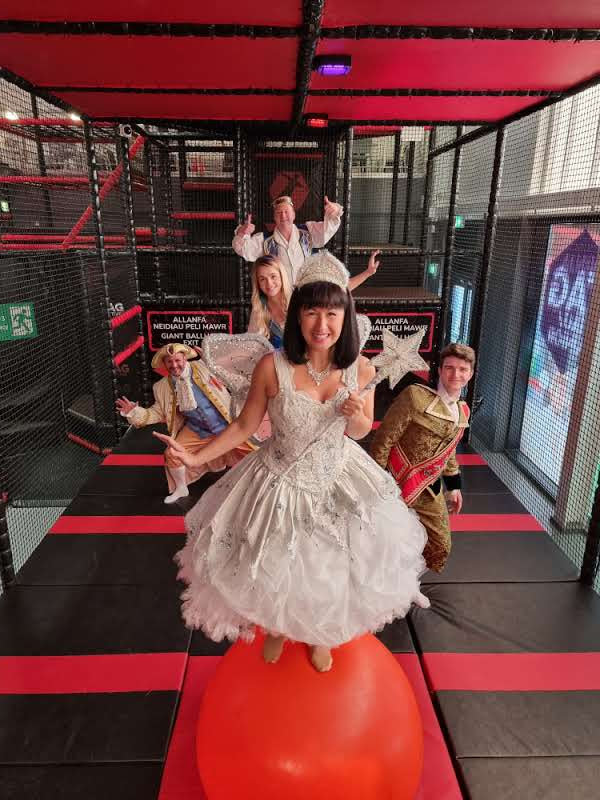 The Cinderella cast had a ball on the panto launch at SC2s Ninja Tag.