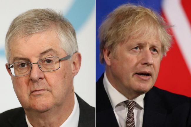 Mark Drakeford has called on Boris Johnson's UK Government to tighten to travel restrictions.