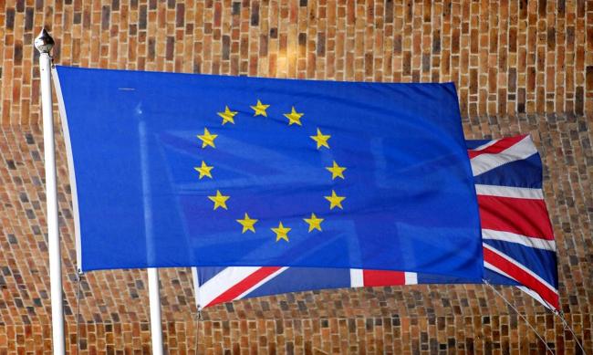 The EU flag and Union Jack. Picture: RADAR