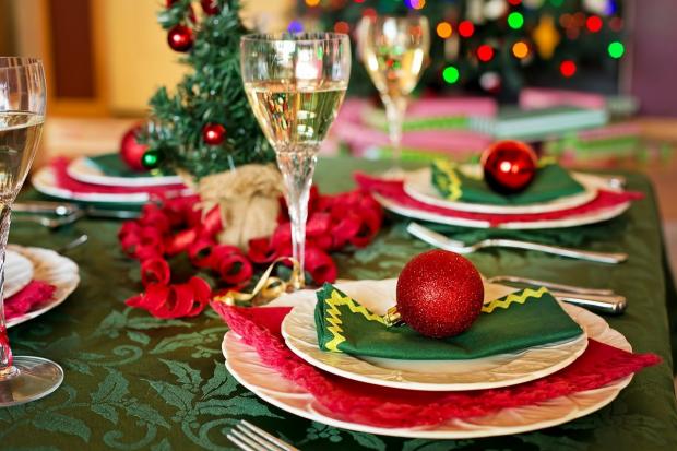 Denbighshire Free Press: Pictured, festive Christmas table set up. Credit: Pixabay.