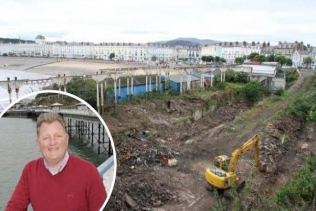 Adam Williams (inset) said he will focus on leisure and entertainment at the former Pavilion site. Picture: Kerry Roberts