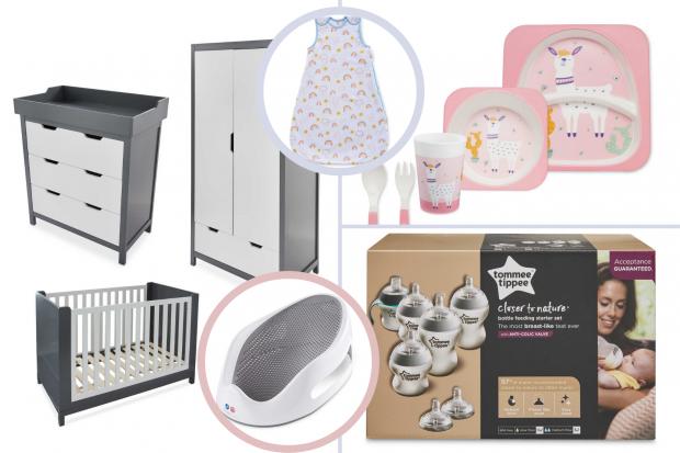 Denbighshire Free Press: Just some of the items available in the Aldi Specialbuys baby event (Aldi)