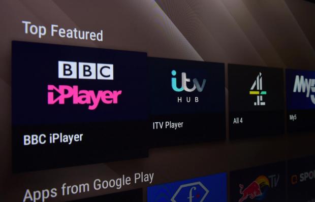Denbighshire Free Press: BBC iPlayer, ITV Hub, All 4, My 5 streaming apps on Smart TV. Credit: PA