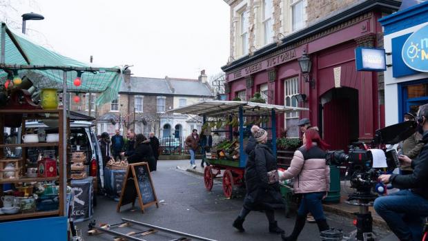 Denbighshire Free Press: BBC viewers will see the new set of Eastenders for the first time. (PA/BBC)