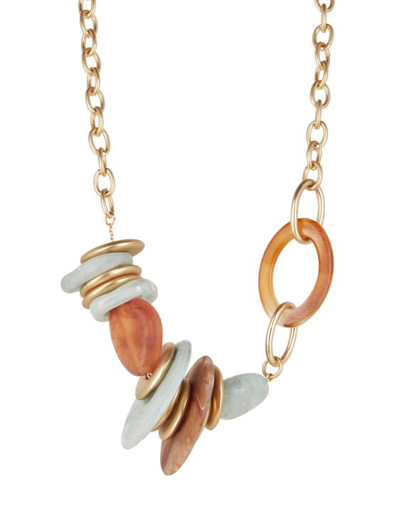 Denbighshire Free Press: Lowena Multi Resin & Metal Discs Collar Necklace (Oliver Bonas) Denbighshire Free Press: Lowena Multi Resin & Metal Discs Collar Necklace (Oliver Bonas)