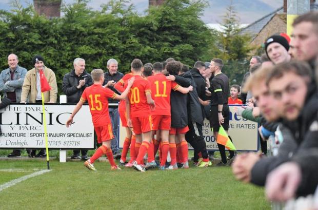 Denbighshire Free Press: Action from Wales U16s' win over Spain. Picture: Steve Whitfield