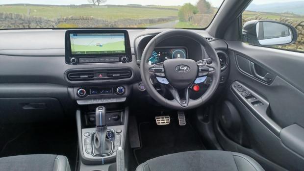 Denbighshire Free Press: The Kona N's sporty interior is also appealing 